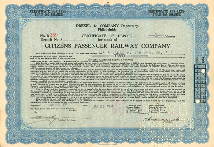 Citizens Passenger Railway Co.